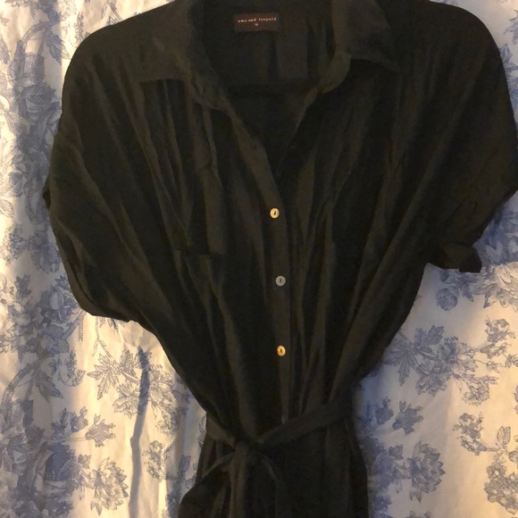 Tie waist collared maxi dress - Picture 2 of 2